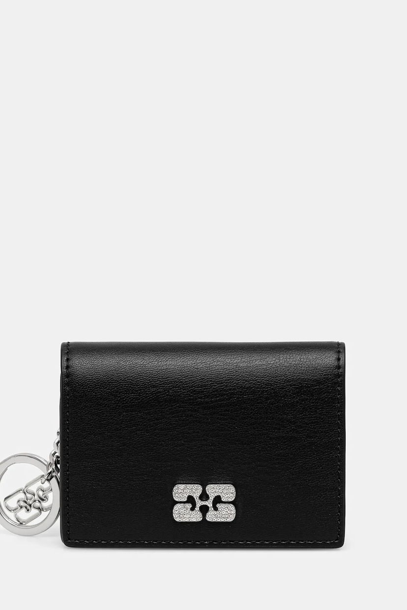 Novčanik GANNI GANNI Flap Card Holder Strass Crna | A6395