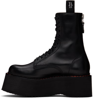 Odjeća R13 R13 Double Stack Platform Boots Crna | R13WS026-S001A, 2