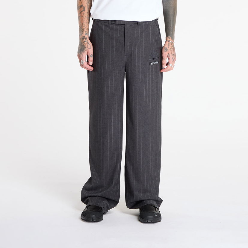 Hlače Umbro Formal Pinstriped Wide-Leg Pants Siva | UBMW0337FA212 GRY0003
