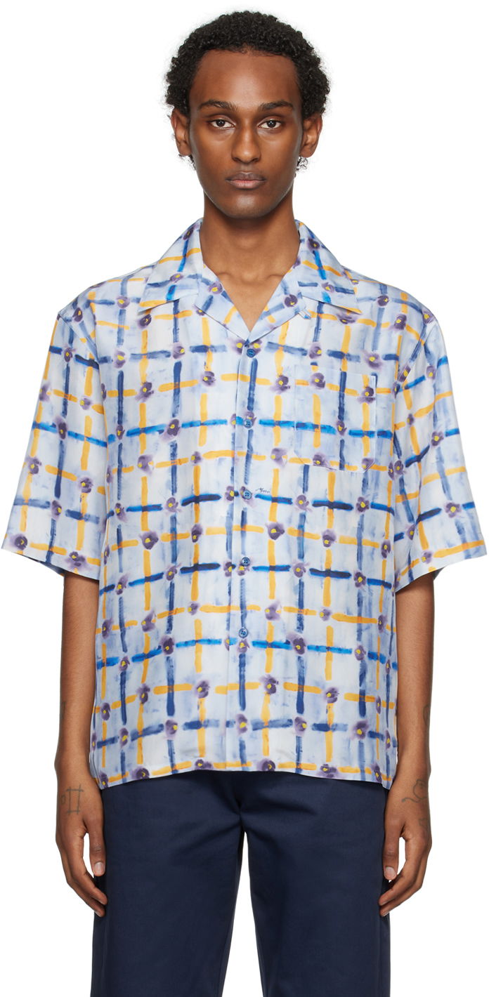 Košulja Marni Saraband Shirt Plava | CUMU0213A6 UTSG09