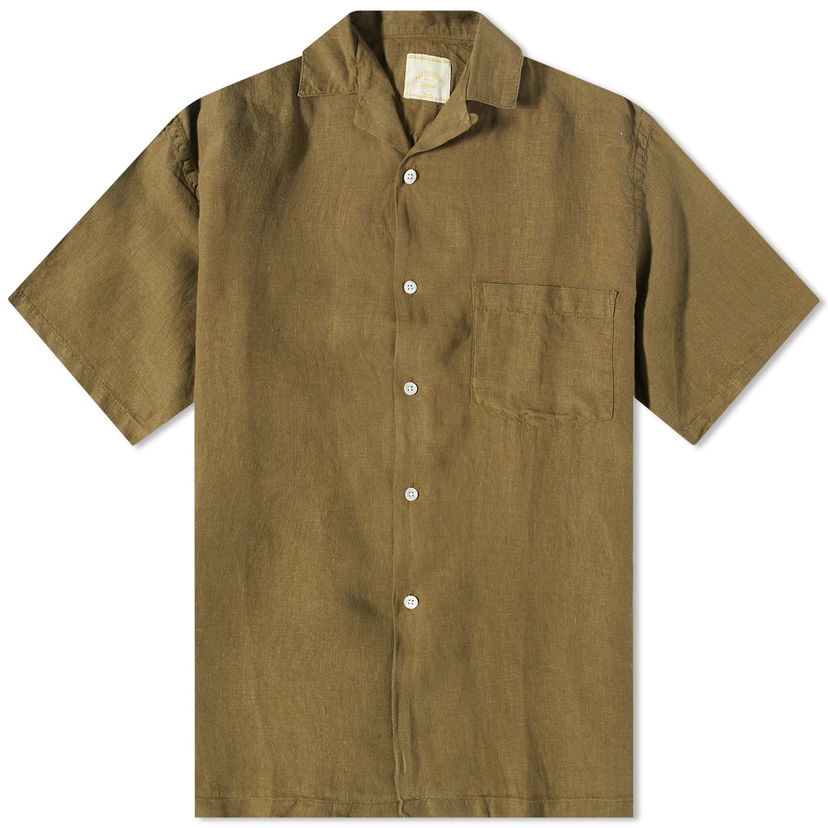 Košulja Portuguese Flannel Linen Camp Vacation Shirt Zelena | SS23-0100OLV