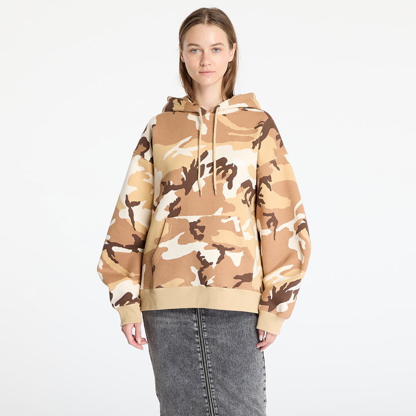 Dukserice Patta Patta Bark Woodland Camo Boxy Hoodie Bež | POC-SS25-2050-325-0006-193