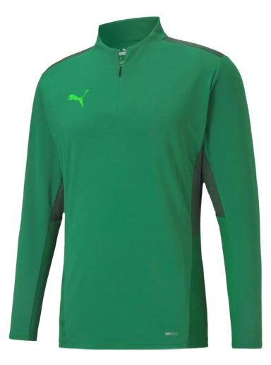 Dukserice Puma teamCUP 1/4 Zip Sweatshirt Zelena | 65672805