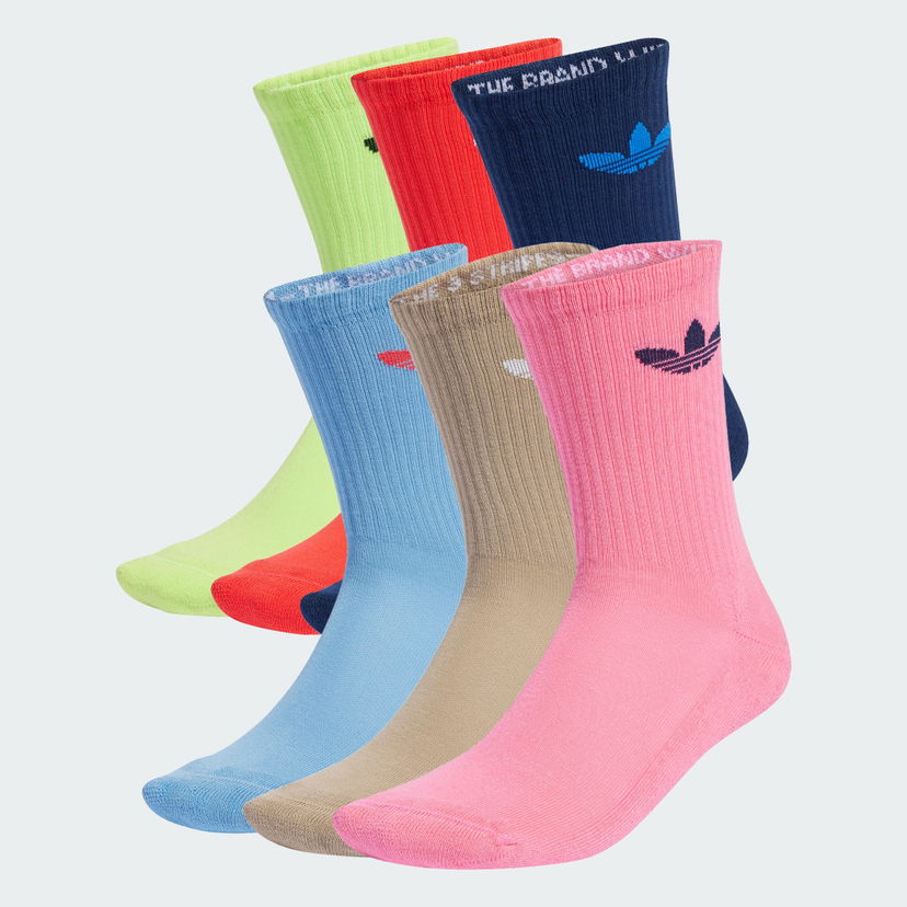 Čarape adidas Performance Trefoil Cushion Crew Socks - 6 Pairs Višebojno | JY2679