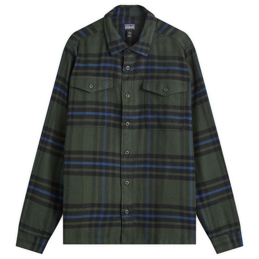 Košulja Patagonia Fjord Flannel Shirt, Size Large Zelena | 42401-CODG