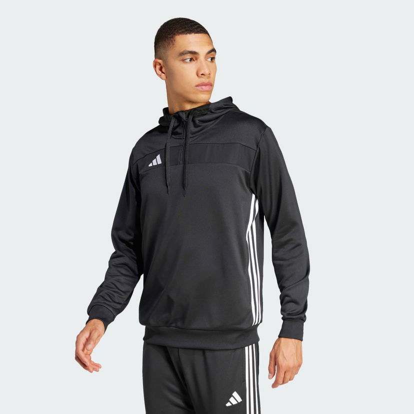Dukserice adidas Performance Tiro 25 Essentials Hoodie Crna | JC5460