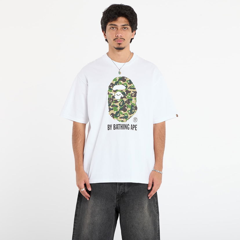 Majica kratkih rukava BAPE ABC Dot Camo Relaxed Fit T-Shirt Bijela | 001TEL801313MWHT