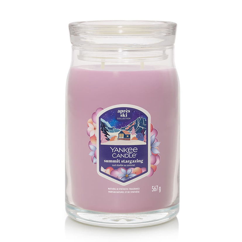 Svijeće Yankee Candle Après Ski Collection Signature Large Jar 2 Wicks Summit Stargazing Ljubičasta | 43495