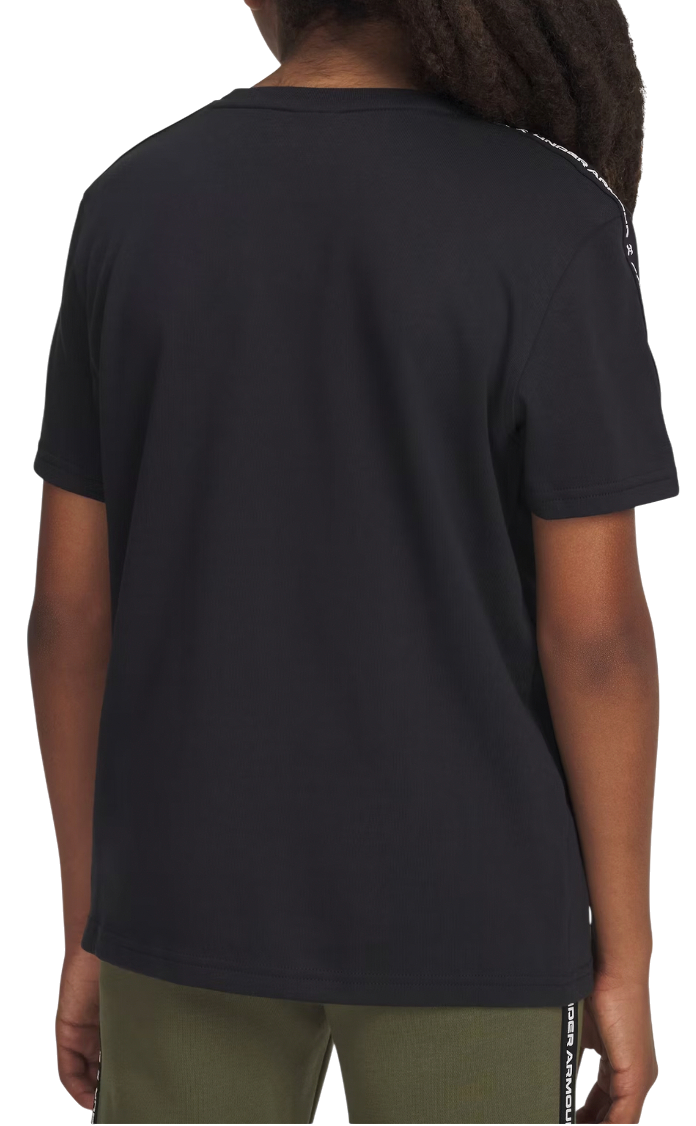 Majica kratkih rukava Under Armour T-Shirt Sportstyle Taped Short Sleeve Crna | 6001583-001, 1