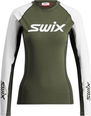 Majica kratkih rukava SWIX Swix RaceX Dry Long Sleeve Shirt Zelena | 10098-23-48105, 0