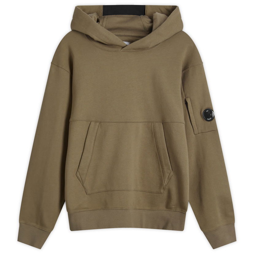 Dukserice C.P. Company Diagonal Raised Lens Hoody Smeđa | CMSS024A-005086W-359