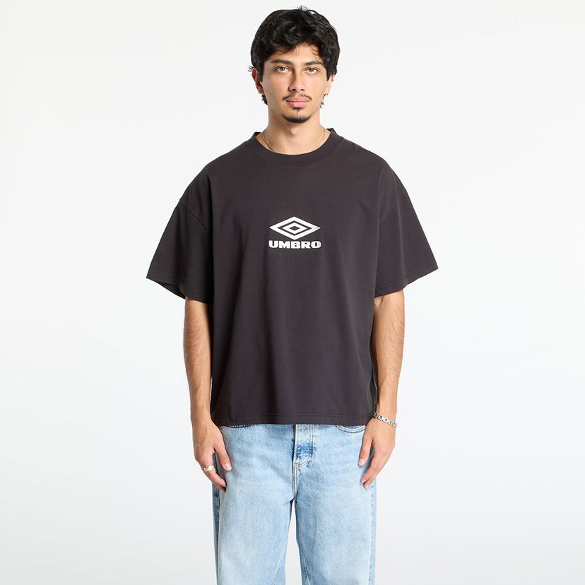 Majica kratkih rukava Umbro Oversized Og Logo T-Shirt Crna | UBMW0238JY55 BLK0020 New