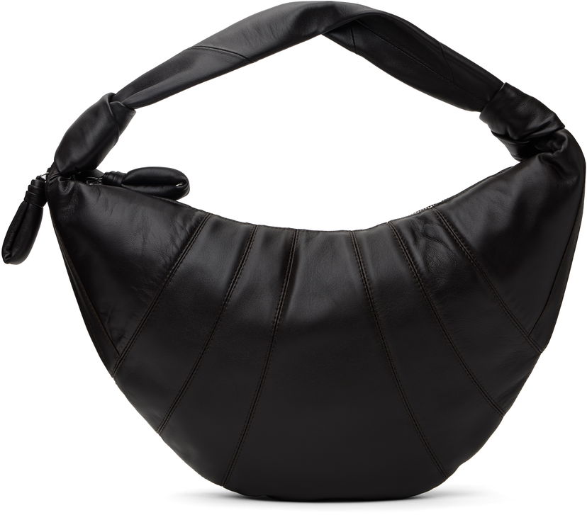 Ručna torbica LEMAIRE Fortune Croissant Shoulder Bag Crna | BG0071 LL095