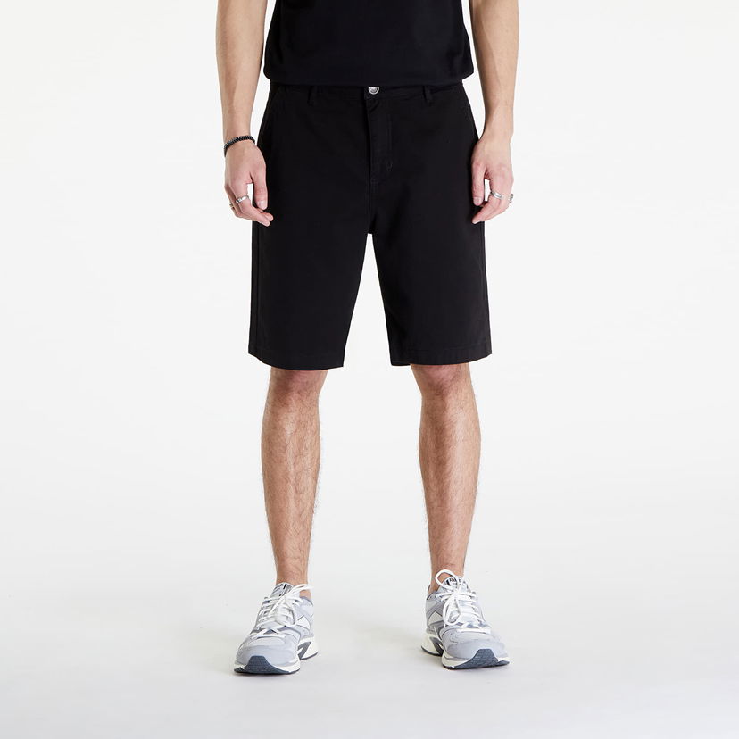 Kratke hlače Urban Classics Organic Skater Chino Shorts Black Crna | TB6615-00007