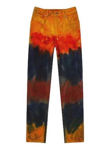 Jeans Eckhaus Latta El Tie Dye Jeans Narančasta | 332-EL-PF22-V