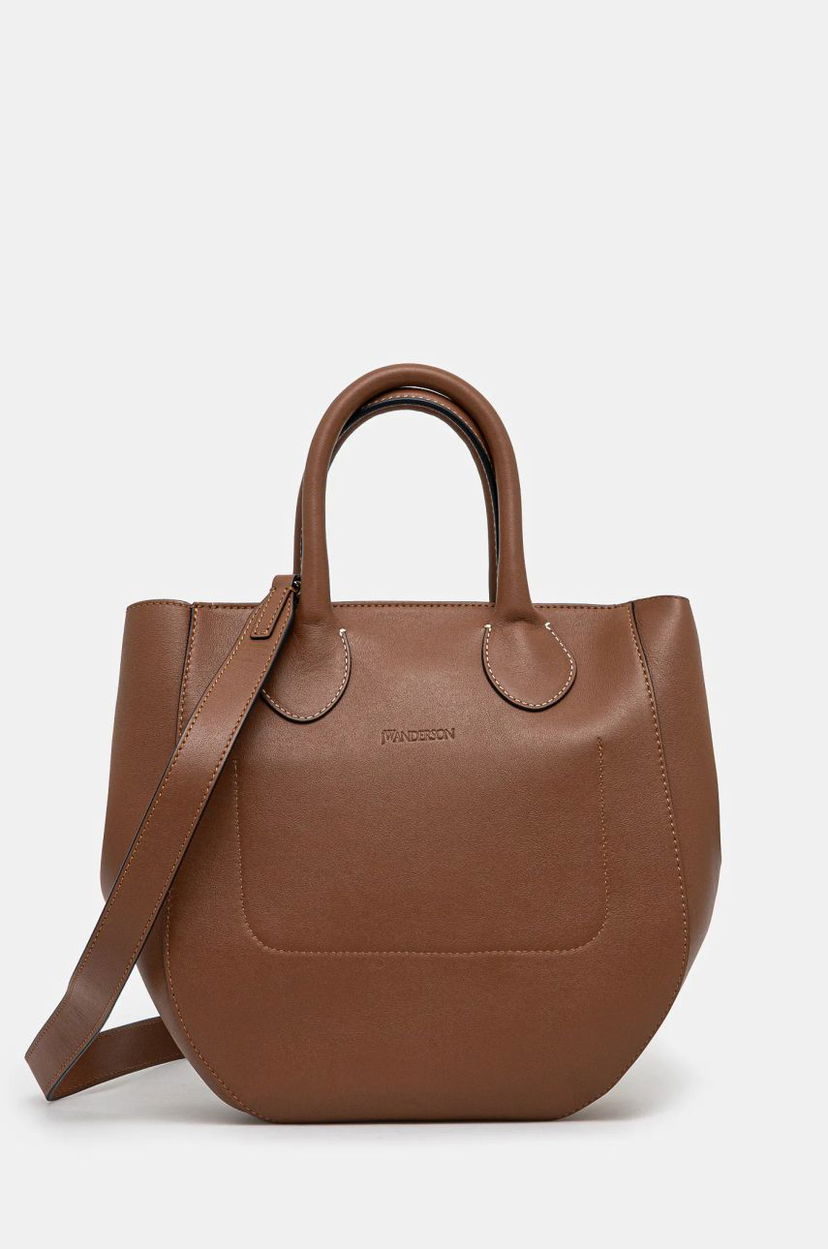 Ručna torbica JW Anderson JW Anderson Small Punch Tote Bag Smeđa | HB0680.LA0250.621