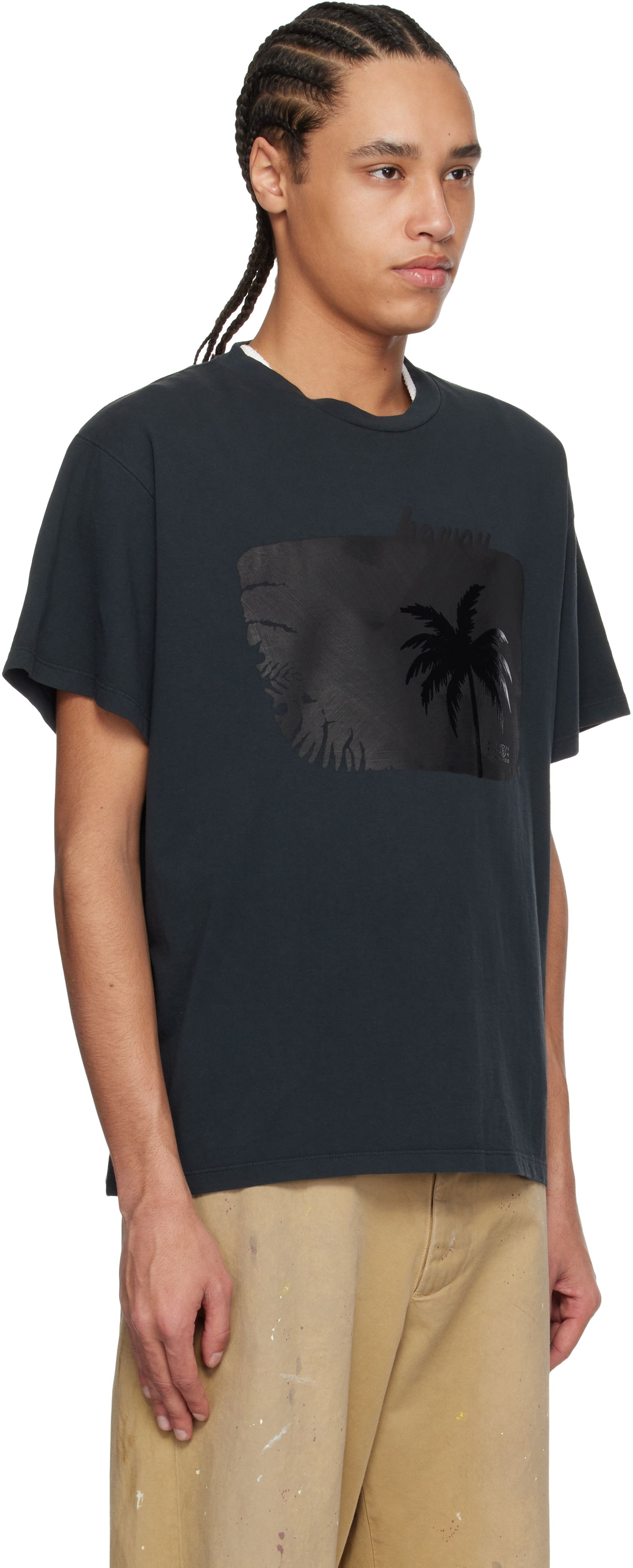 Majica kratkih rukava Maison Margiela MM6 Maison Margiela Graphic T-Shirt Crna | SH2GC0019 M20108, 1