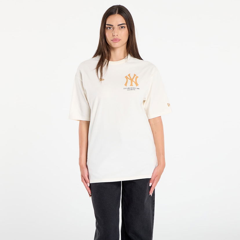 Majica kratkih rukava New Era New Era MLB Graphic OS Tee New York Yankees Bež | 60667854