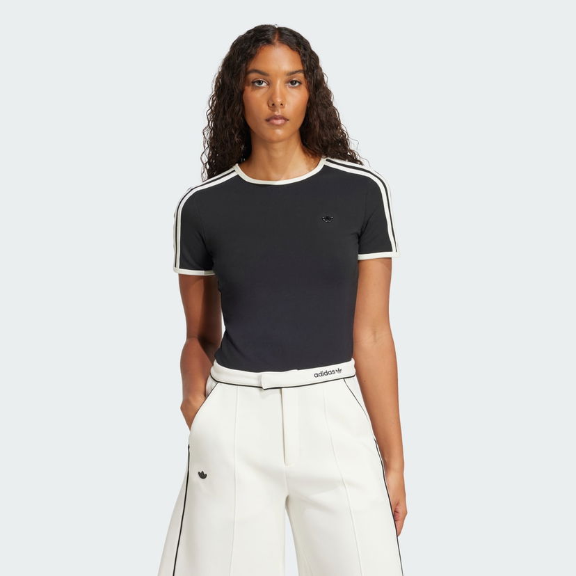 Body adidas Originals Premium 3-Stripes Cali T-Shirt Crna | JD5468