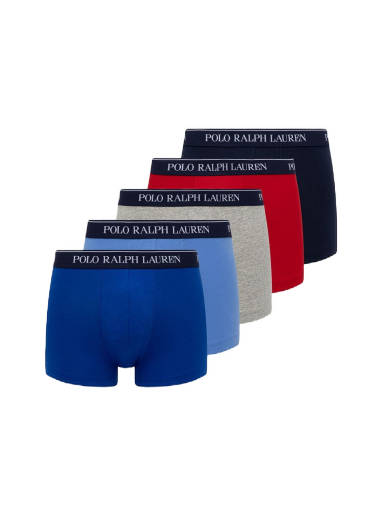Bokserice Polo by Ralph Lauren Classic Trunk - 5 Pack Višebojno | 714864292002