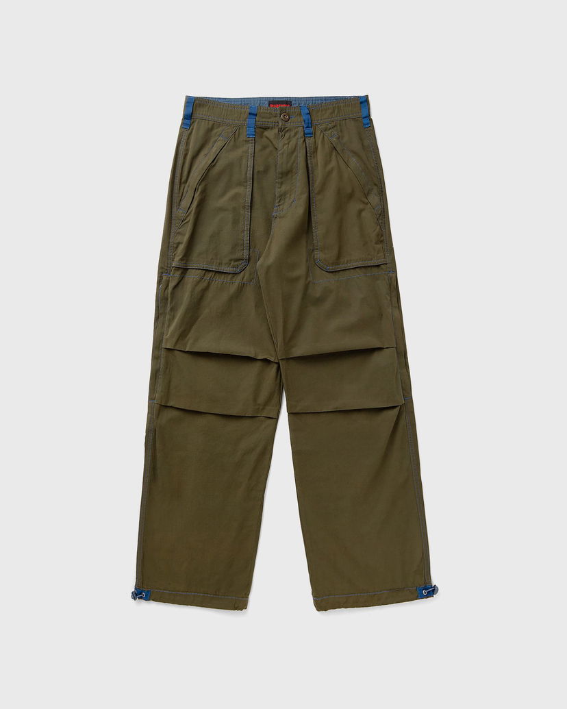 Cargo hlače Pleasures Pleasures Public Utility Pants Zelena | P24W011-OLIVE