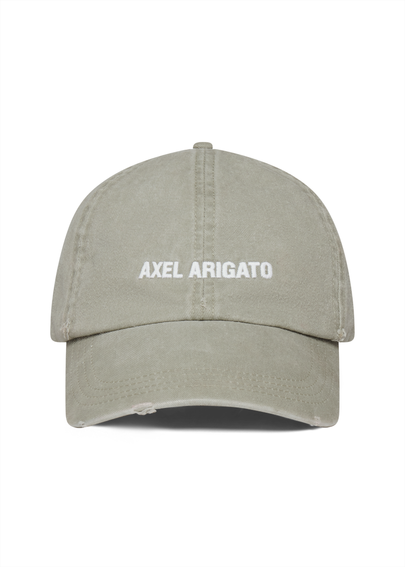 Kapa AXEL ARIGATO Distressed Embroidered Baseball Cap Bež | X0101013