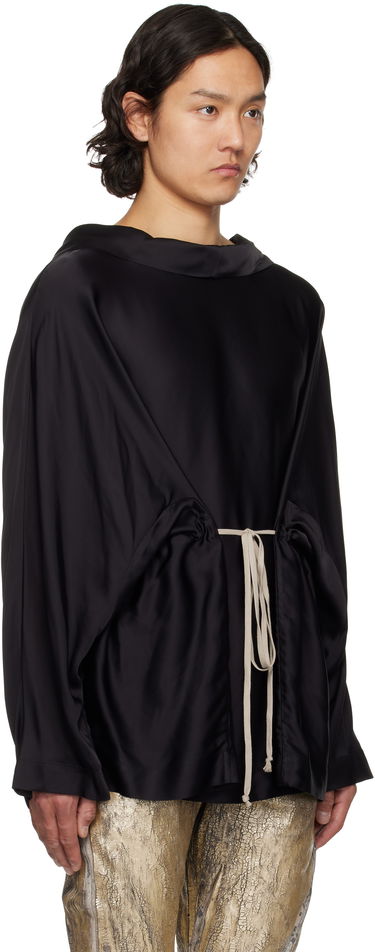 Džemper Rick Owens Rick Owens Hollywood Tunic Hoodie Crna | RR01E5702 SCH, 1