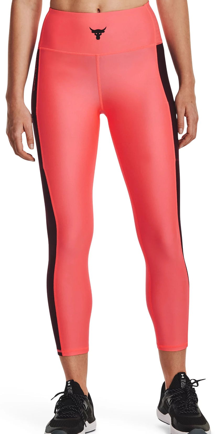 Tajice Under Armour Project Rock High-Waisted Ankle Leggings Ružičasta | 1373597-652