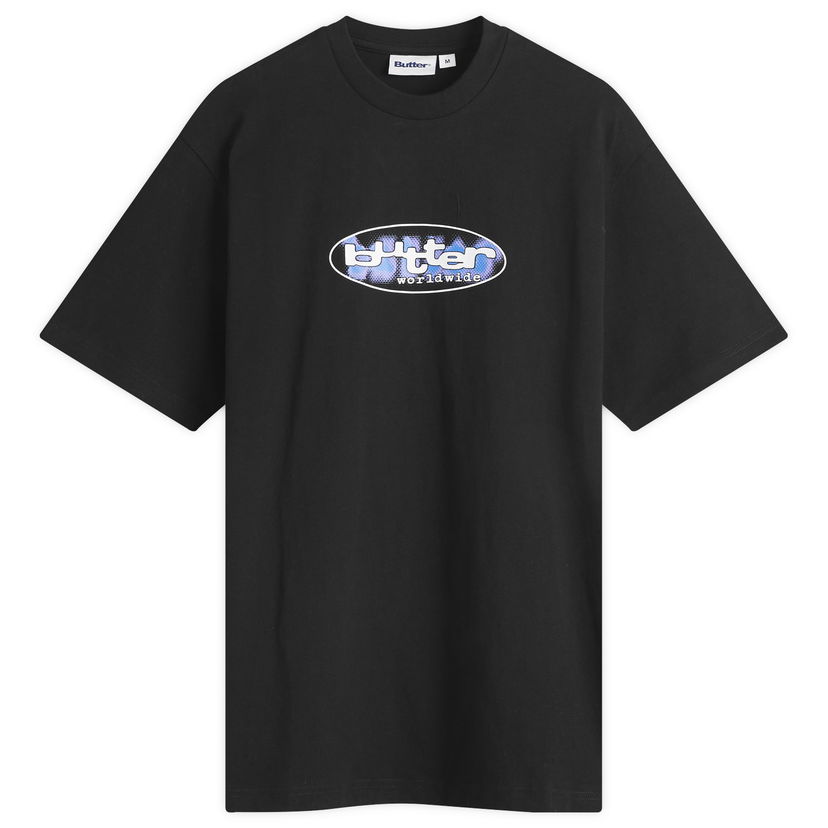 Majica kratkih rukava Butter Goods Vortex T-Shirt, Size Large Crna | BG252111-BLK