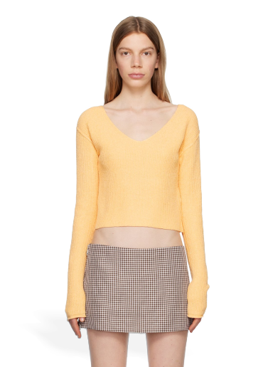 Džemper Acne Studios V-Neck Sweater Narančasta | A60411-