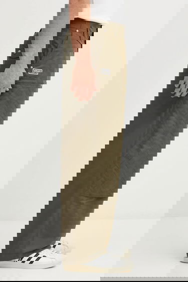 Hlače KENZO Weave Double Knee Pant Zelena | FF65PA2469HD, 3