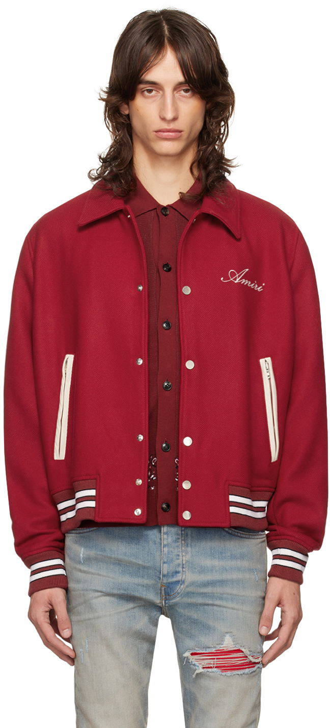 Bomber jakna AMIRI Bomber Jacket Crvena | AMOUVY1005