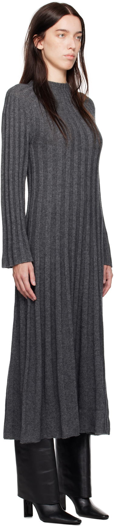 Haljina Loulou de Saison Loulou de Saison Irma Maxi Dress Siva | IRMA, 1