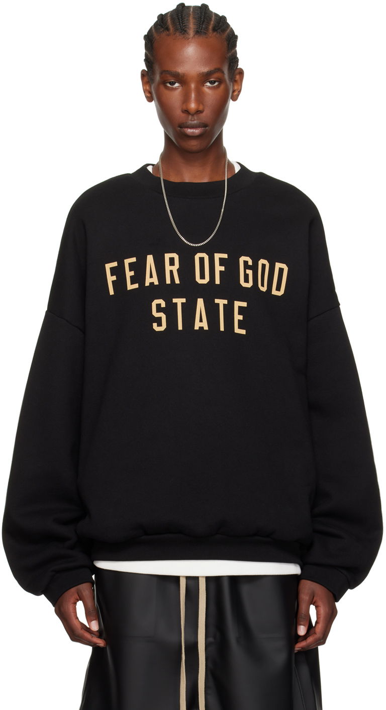 Dukserice Fear of God Designer Crewneck Sweatshirt Crna | 192BT246260F