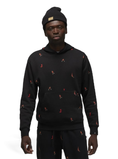 Dukserice Jordan Jordan Essentials Holiday Jumpman Fleece Sweatshirt Crna | DV9392-010