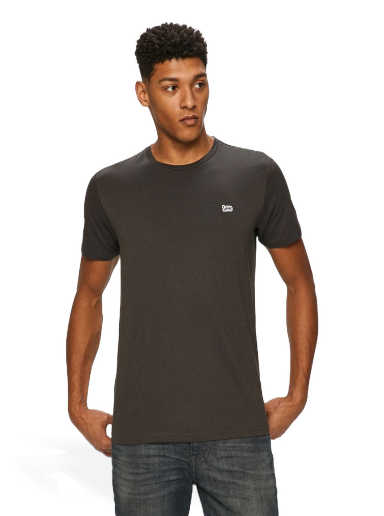 Majica kratkih rukava Lee Tee Crna | L60UFQON
