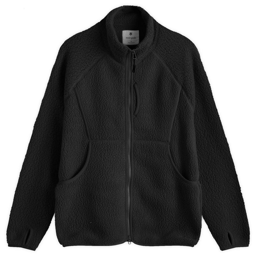 Dukserice Snow Peak Thermal Boa Fleece Jacket Crna | SW-24AU005-BLK