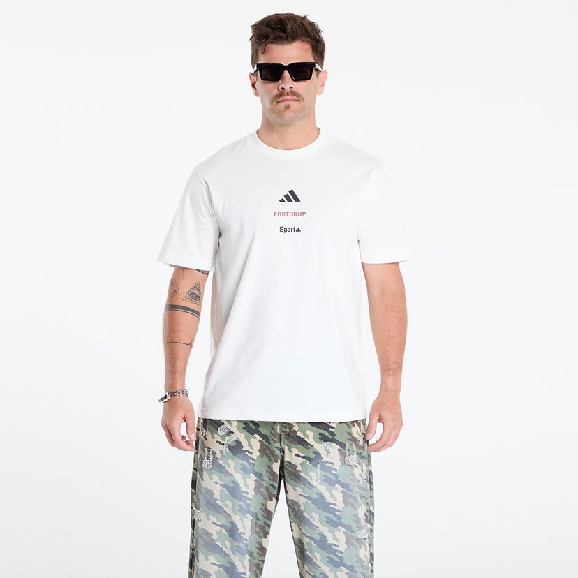Majica kratkih rukava adidas Performance Footshop x Sparta Logotype Tee Bijela | FTSHP_492