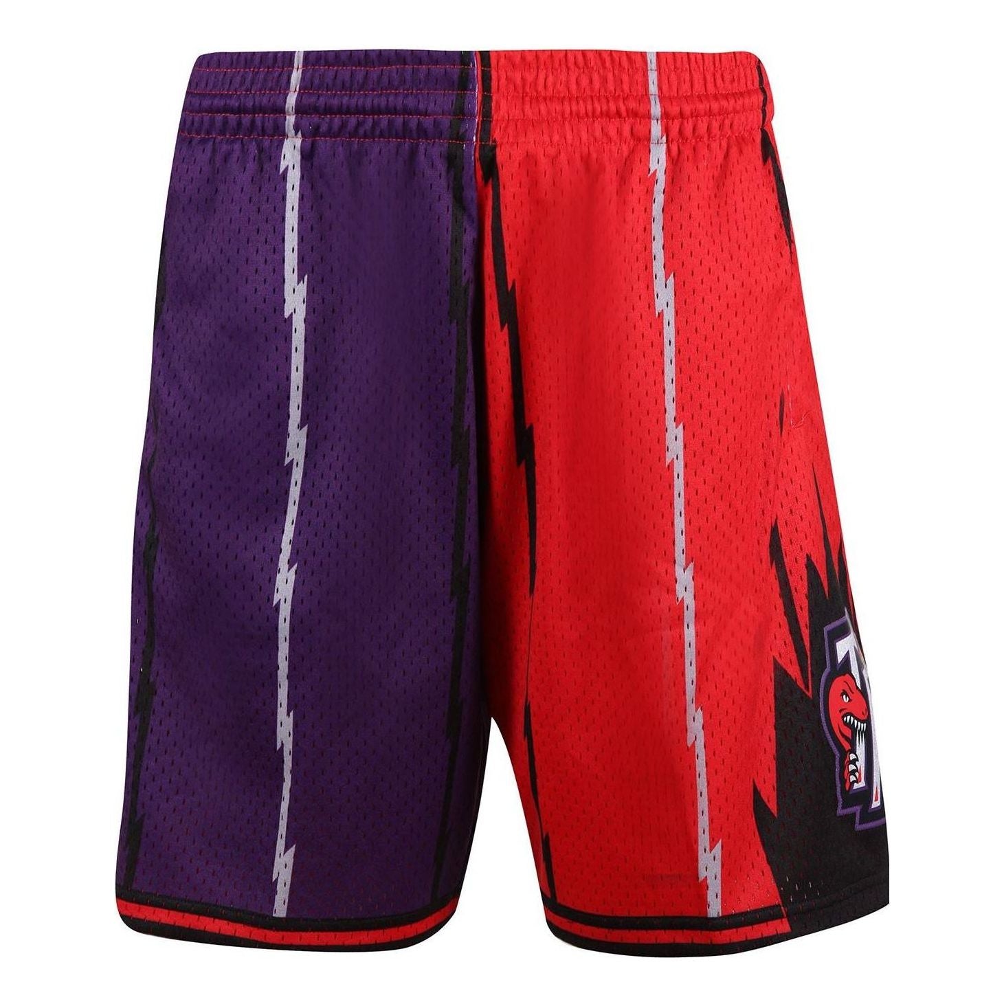Kratke hlače Mitchell & Ness Mitchell & Ness NBA Toronto Raptors 1998 Split Swingman Shorts Ljubičasta | SMSH4855-TRA98PPPPRRD, 0