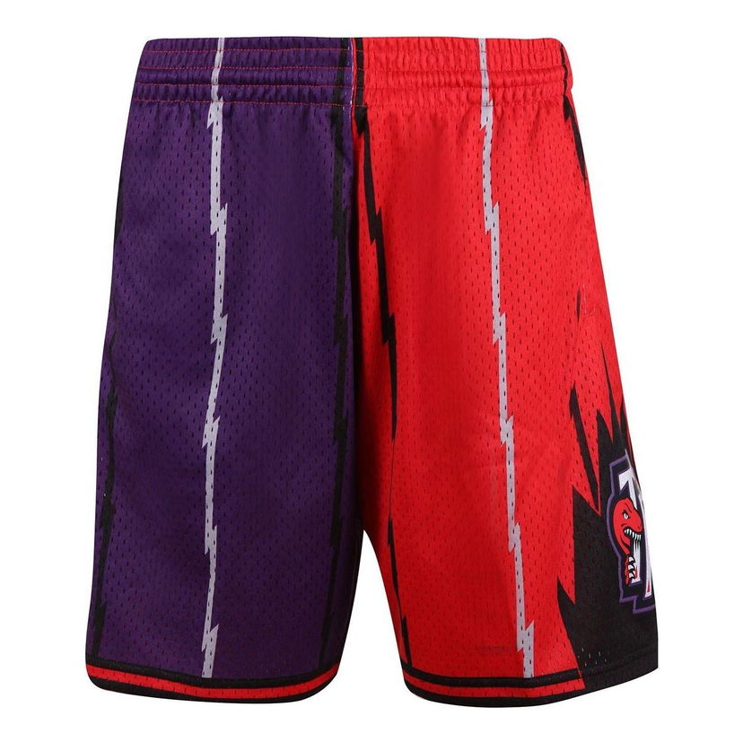 Kratke hlače Mitchell & Ness Mitchell & Ness NBA Toronto Raptors 1998 Split Swingman Shorts Ljubičasta | SMSH4855-TRA98PPPPRRD
