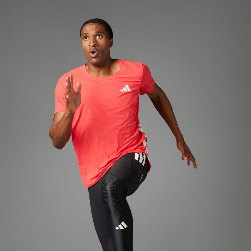 Majica kratkih rukava adidas Performance Adizero Running T-Shirt Crvena | IX8987