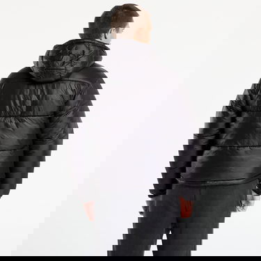 Pernata jakna Urban Classics Hooded Shiny Puffer Jacket Crna | TB7585-00007, 3