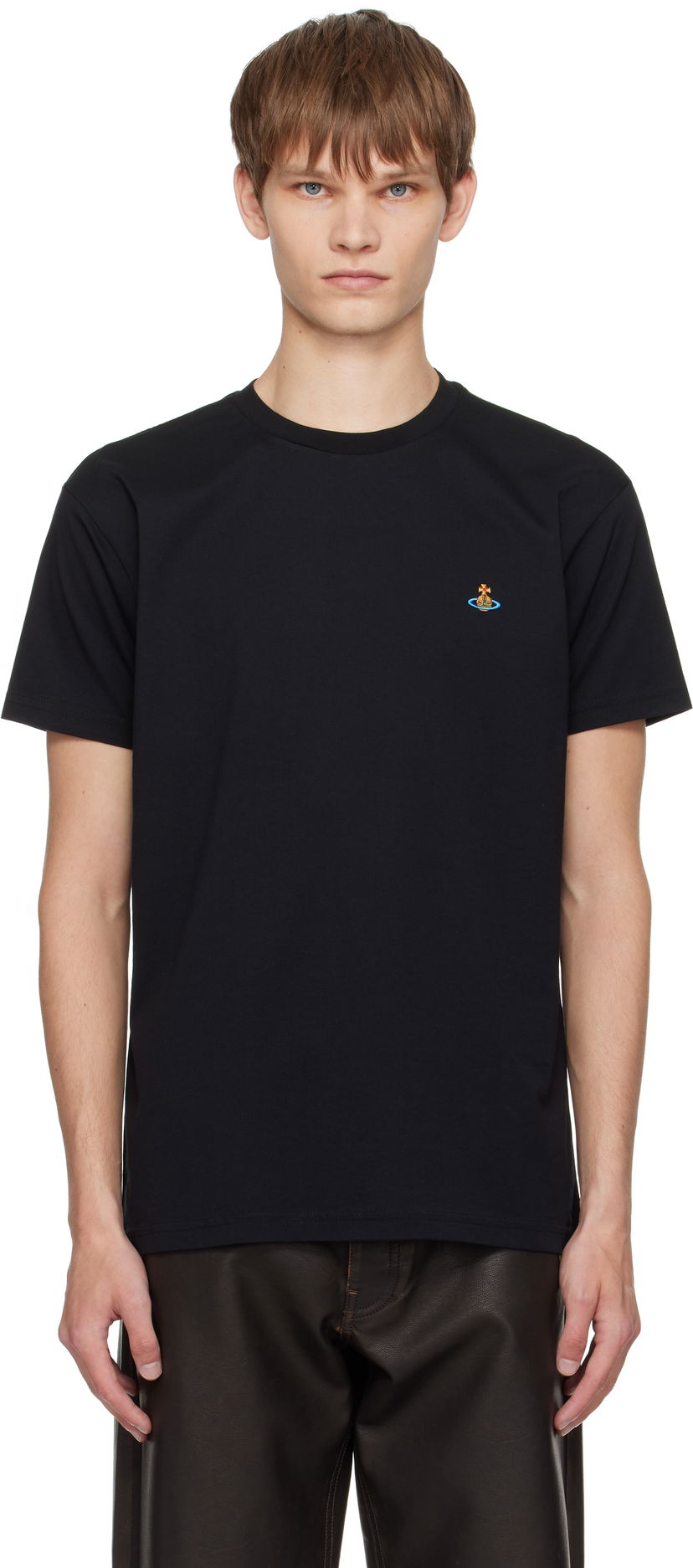 Majica kratkih rukava Vivienne Westwood Vivienne Westwood Classic Orb T-Shirt Crna | 3G010013-J001M-