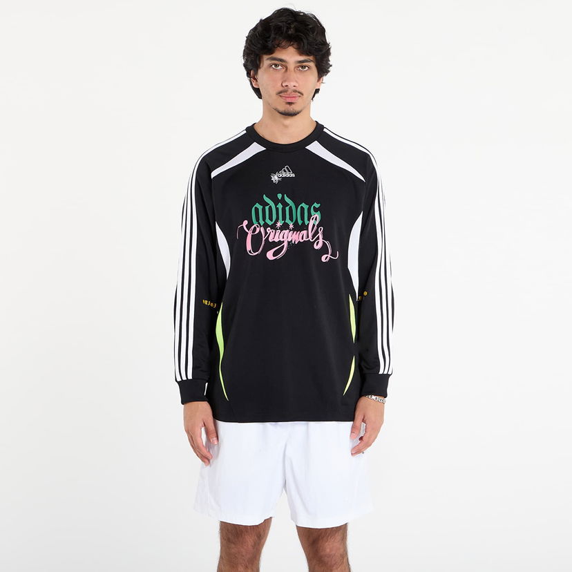 Majica kratkih rukava adidas Originals Spiders Goalkeeper Loose Long-Sleeve Top Crna | JW0201