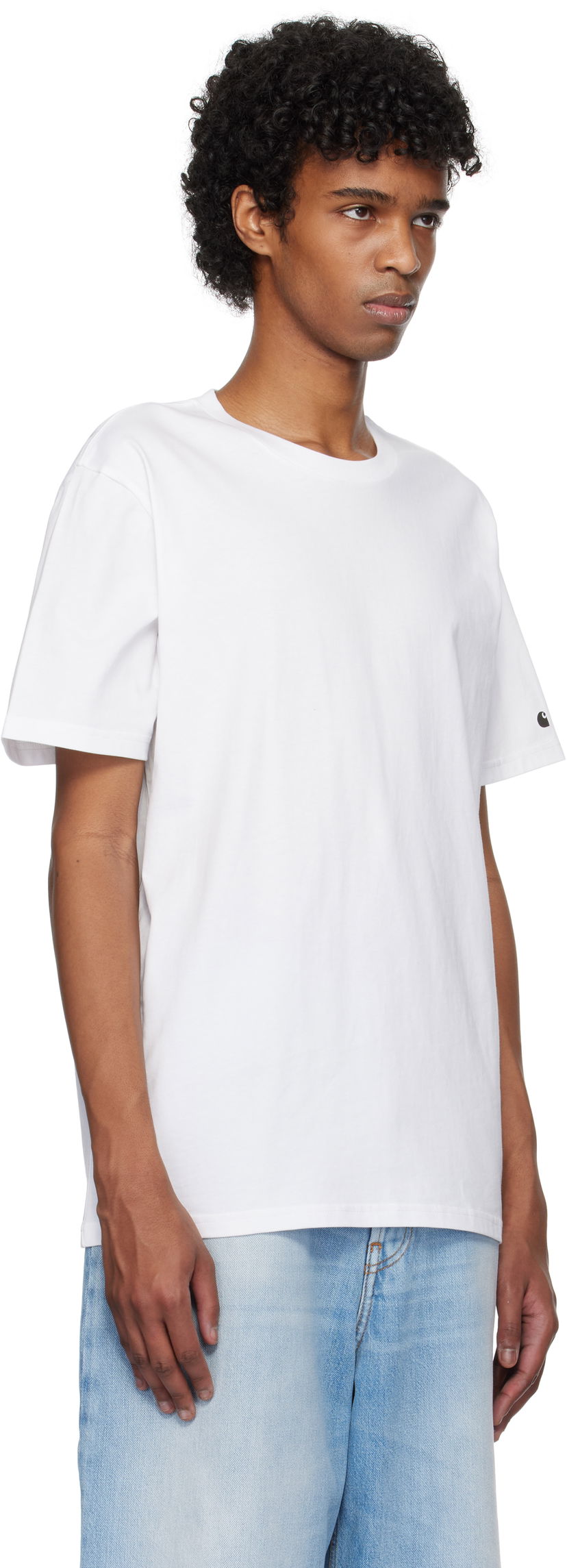 Majica kratkih rukava Carhartt WIP Short Sleeve Base T-Shirt Bijela | I026264_00K_XX