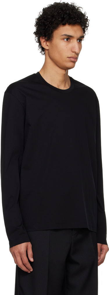 Majica kratkih rukava Jil Sander Jil Sander Logo Flag Long Sleeve T-Shirt Crna | J22GC0201_J45051, 1