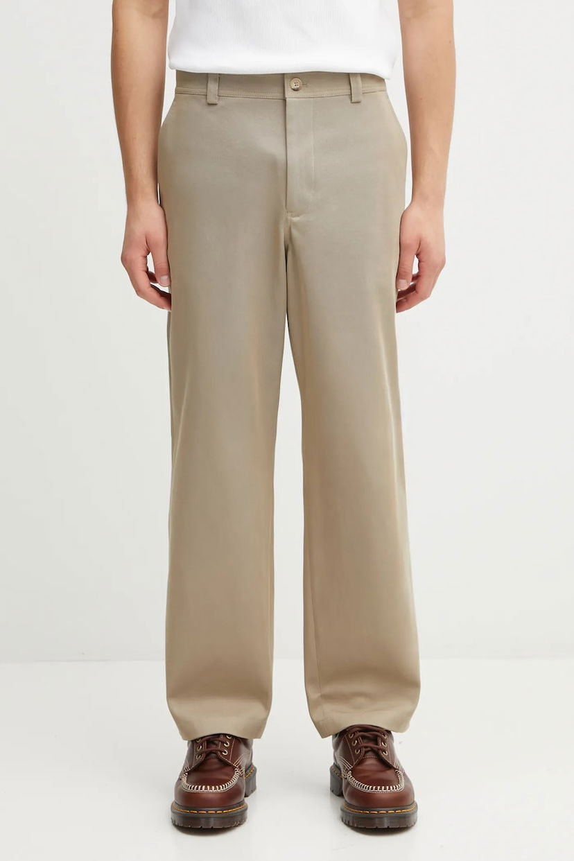 Hlače MAISON KITSUNÉ Maison Kitsuné Relaxed Trousers Bež | PM01119WW9028