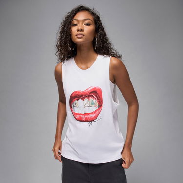Majica bez rukava Jordan Flight Sleeveless Graphic Tee Bijela | HV0223-100, 0
