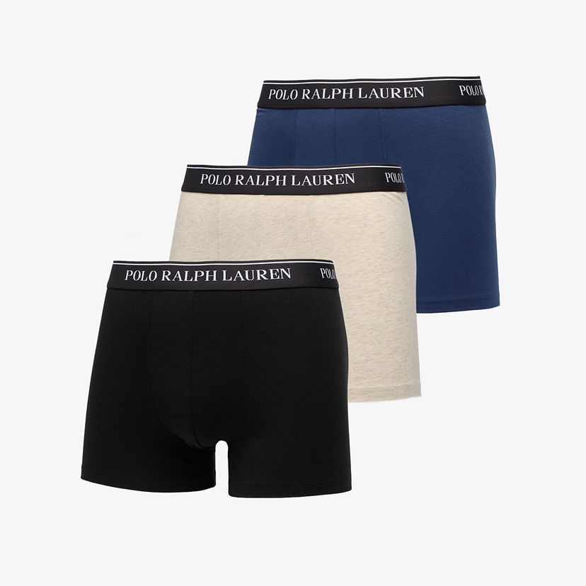 Bokserice Polo by Ralph Lauren Ralph Lauren Stretch Cotton Trunk 3-Pack Višebojno | 714830299177
