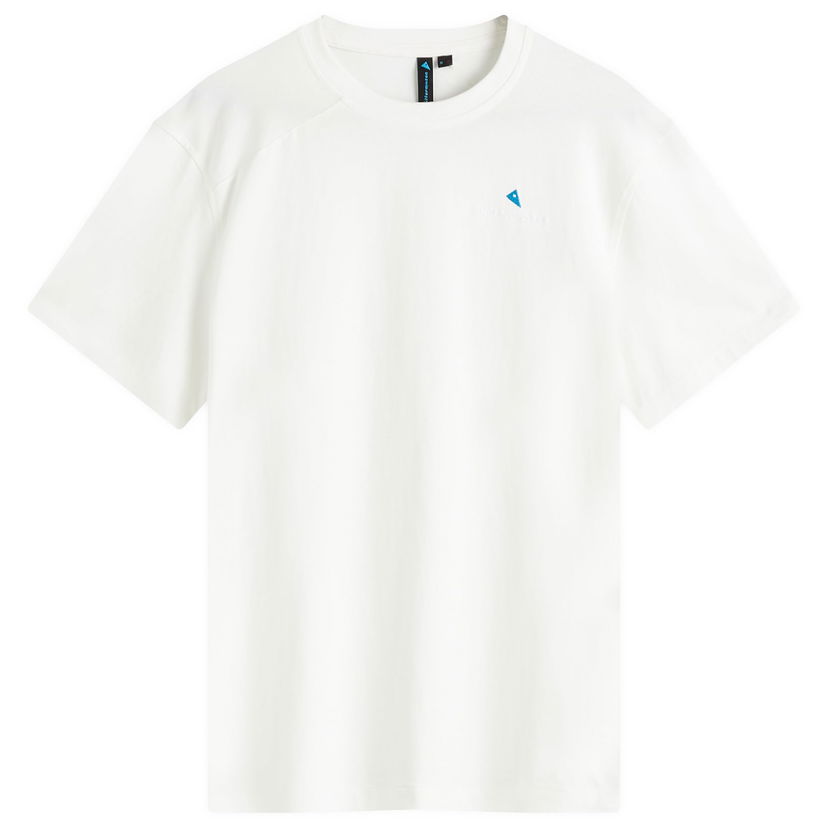 Majica kratkih rukava Klättermusen Root Logo T-Shirt Snow Bijela | 10418-101